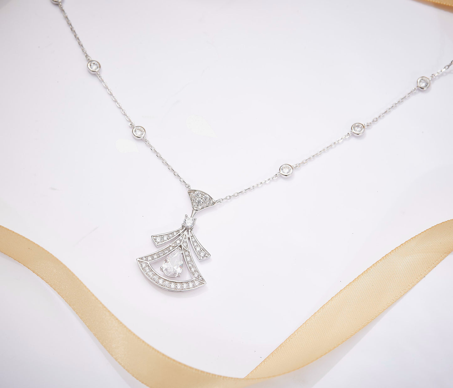 Art Deco Elegance Earrings, Necklace Set