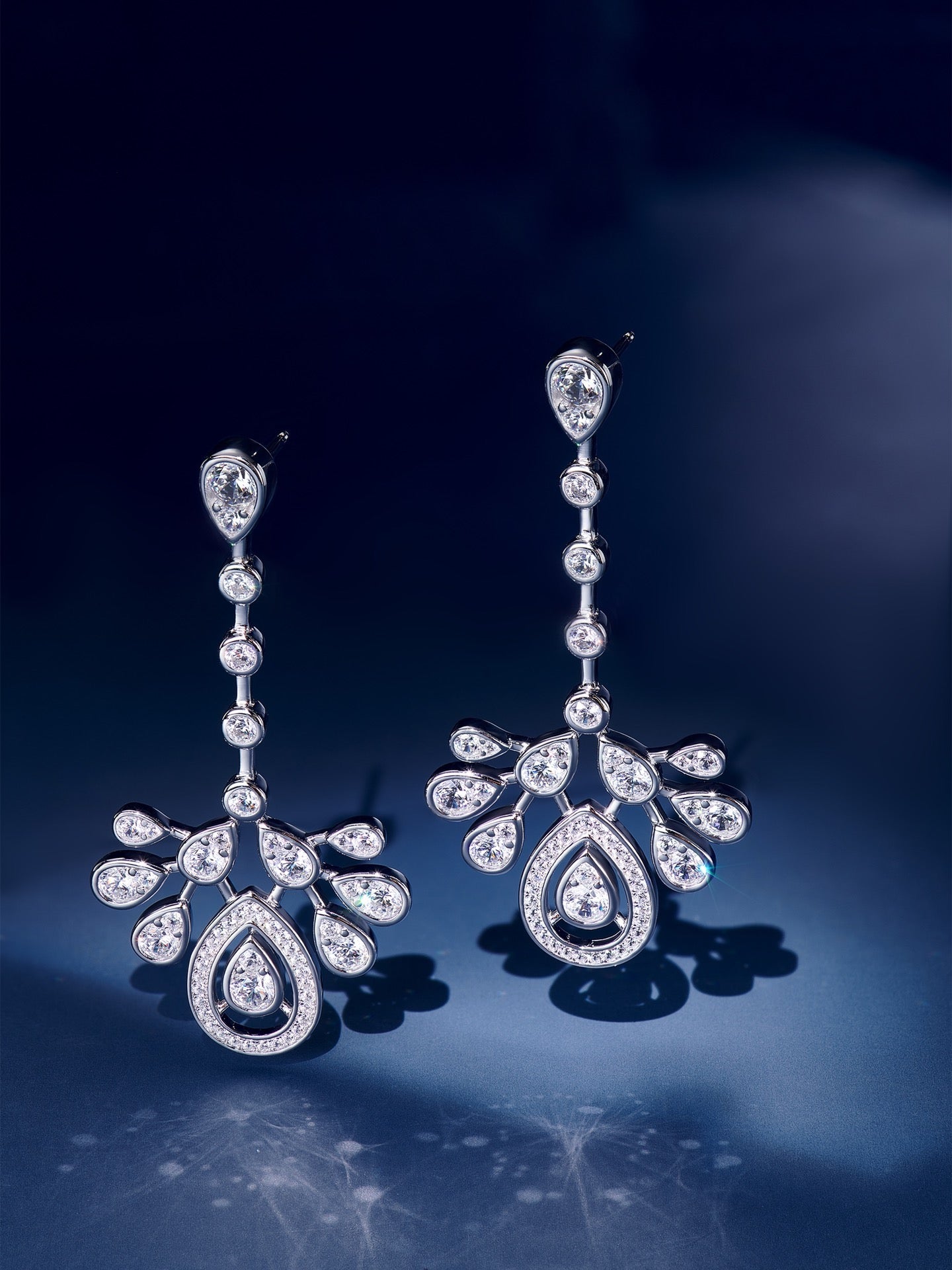Celestial Spark Drop Earrings
