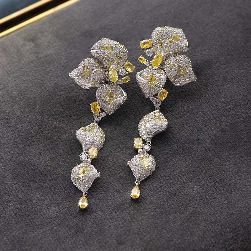 Golden Petals Diamond Ensemble Set