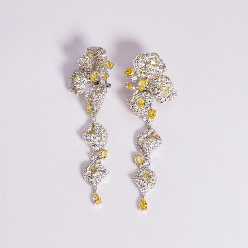 Golden Petals Diamond Ensemble Set