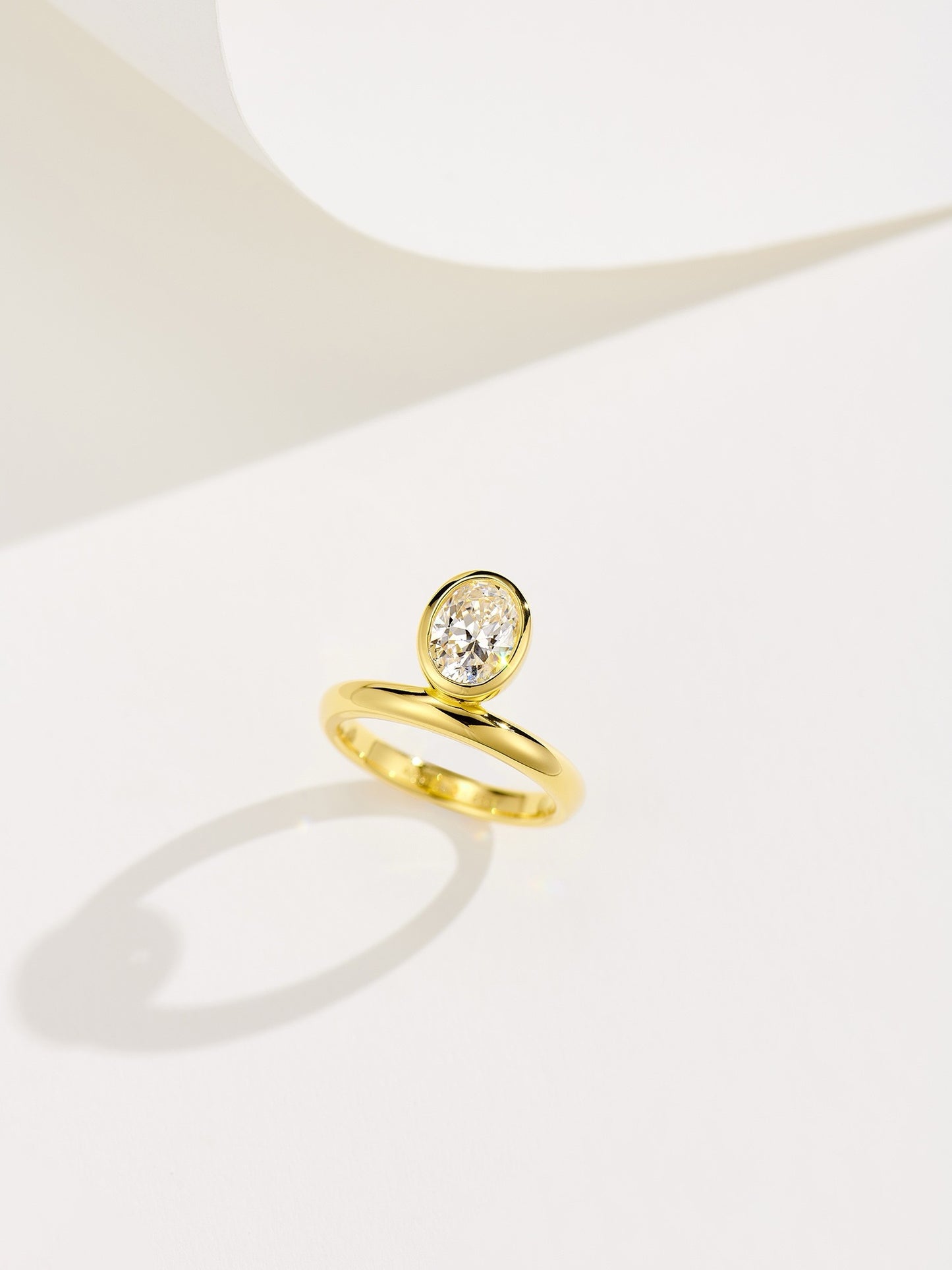 Eternal Shine Vermeil Oval-Cut Eternity Ring