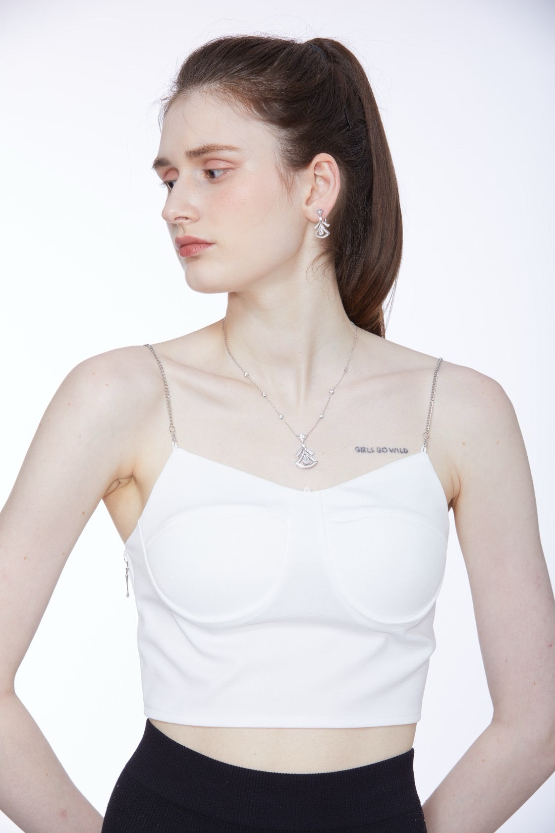 Art Deco Elegance Earrings, Necklace Set
