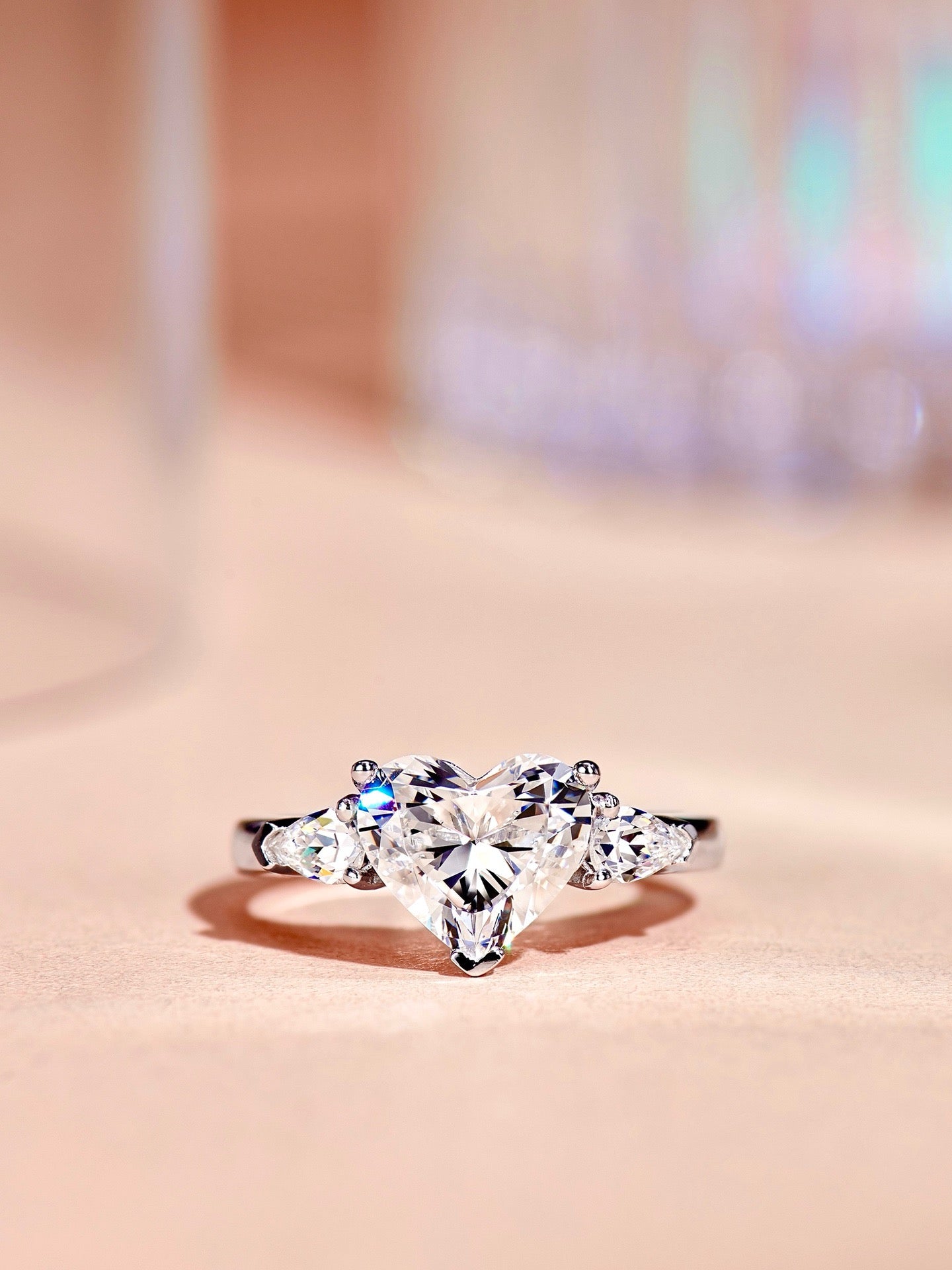 2ct Heart’s Radiance Engagement Ring