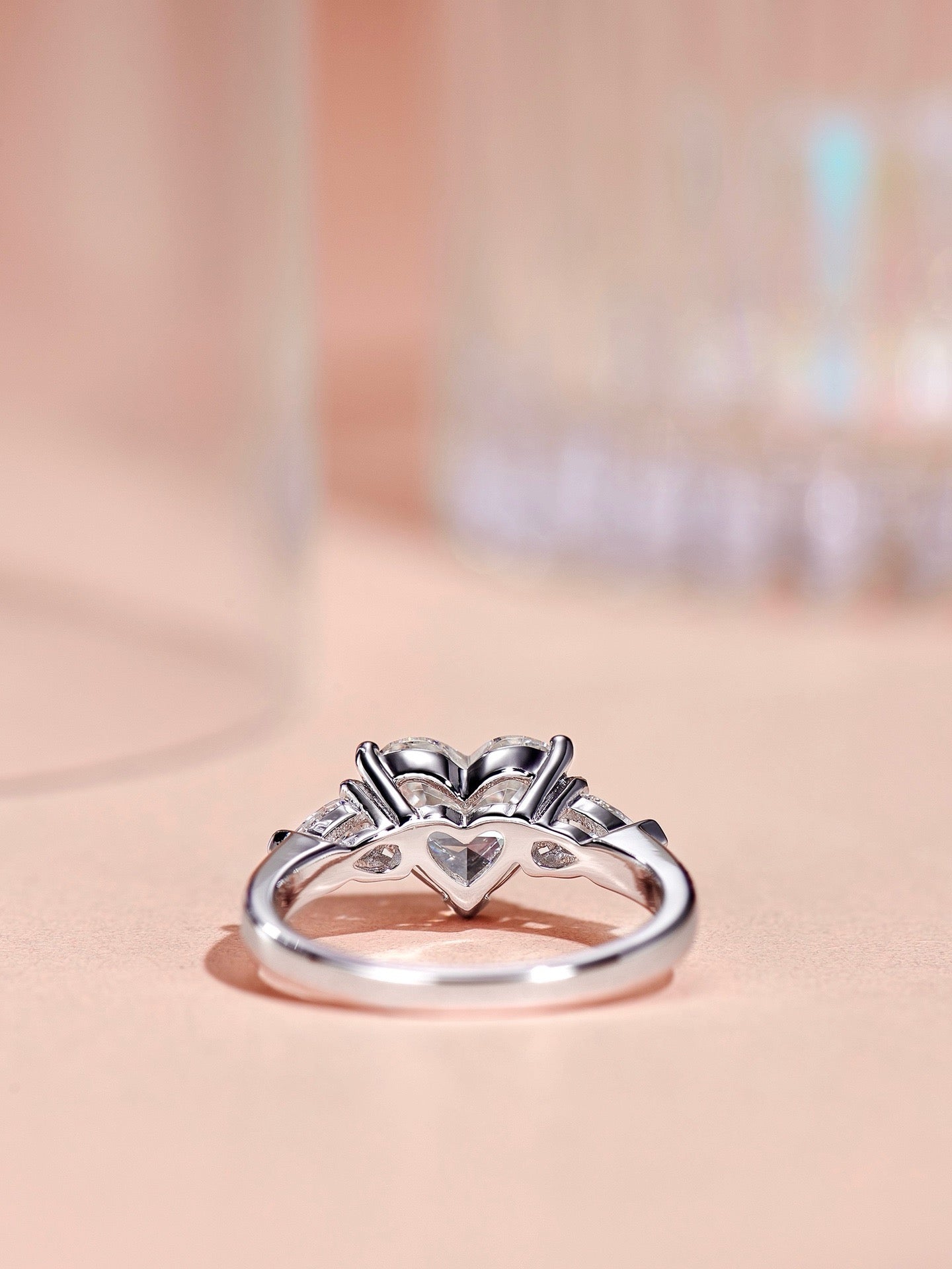 2ct Heart’s Radiance Engagement Ring