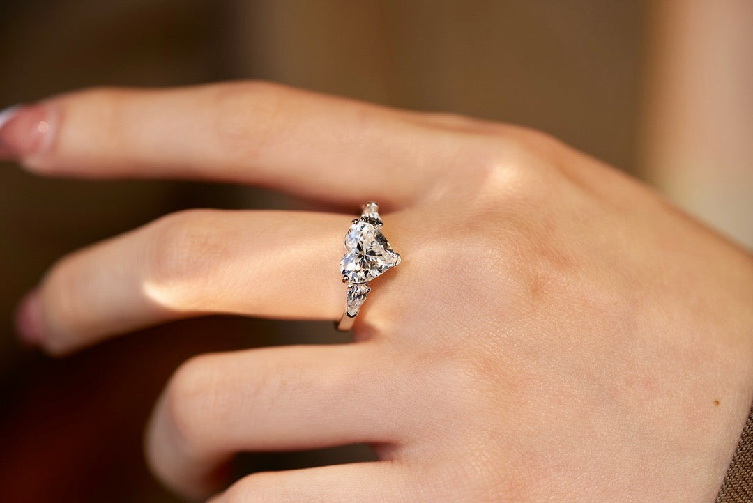 2ct Heart’s Radiance Engagement Ring