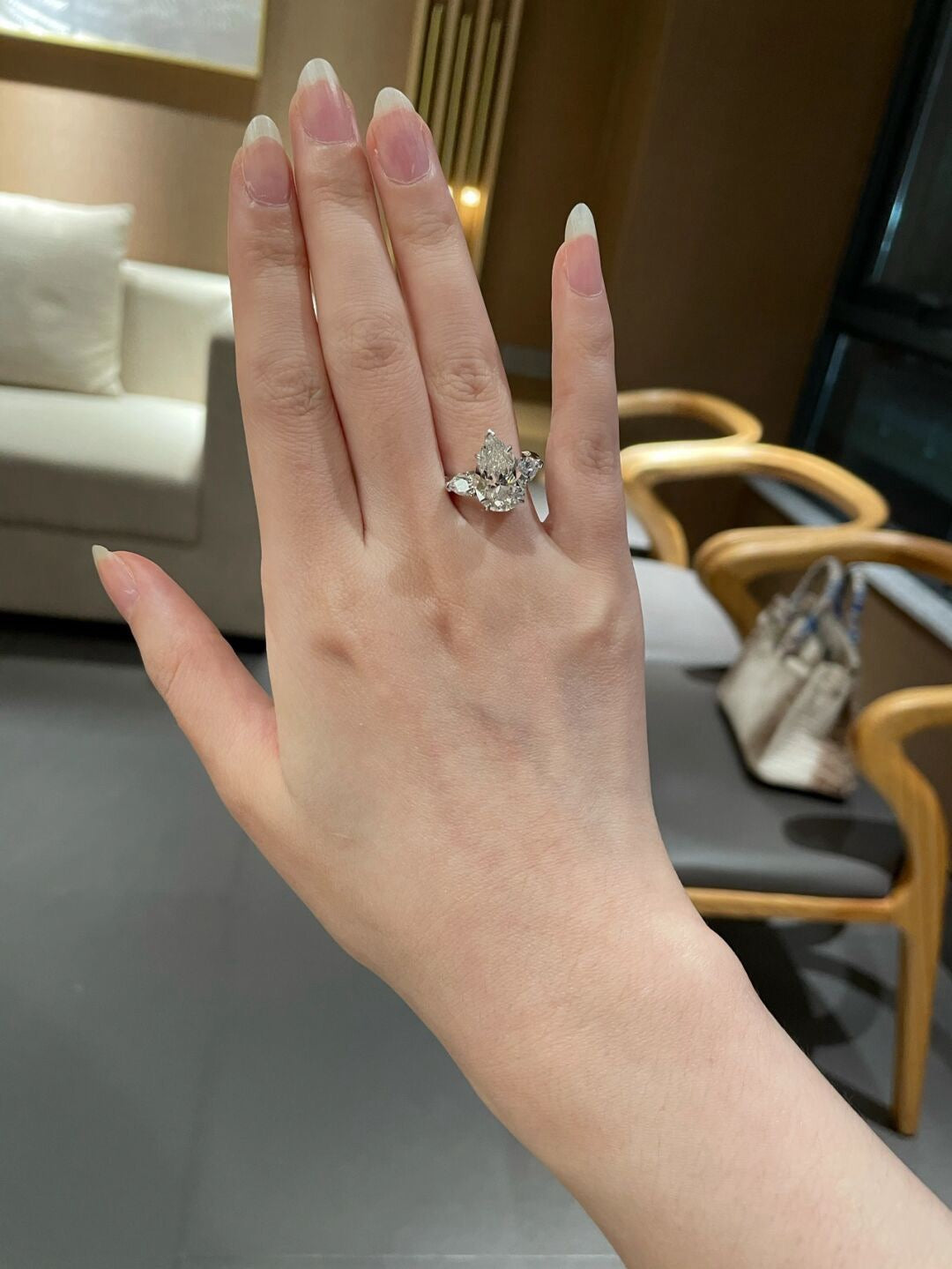 Radiant Trio Sterling Silver Vermeil Ring