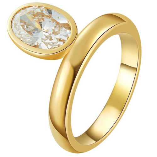 Eternal Shine Vermeil Oval-Cut Eternity Ring