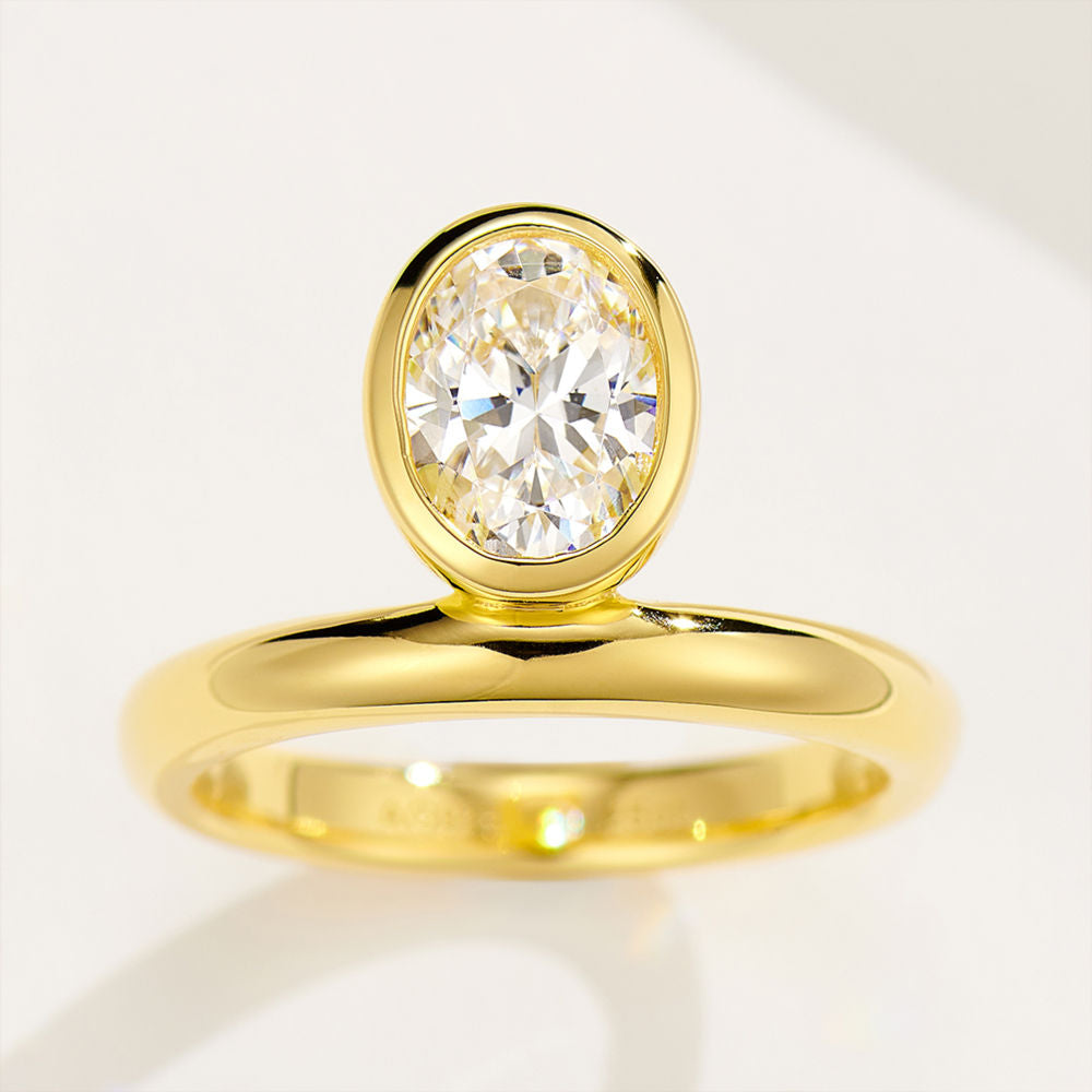 Eternal Shine Vermeil Oval-Cut Eternity Ring