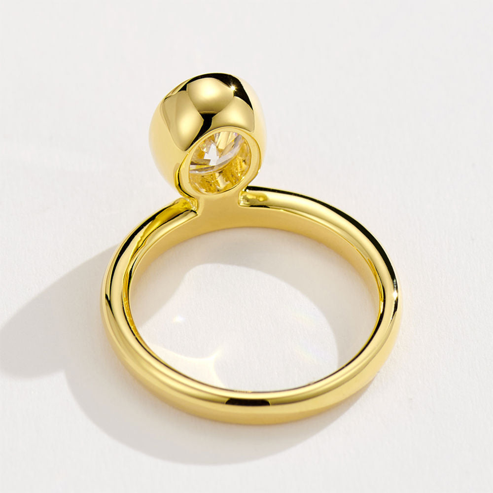 Eternal Shine Vermeil Oval-Cut Eternity Ring