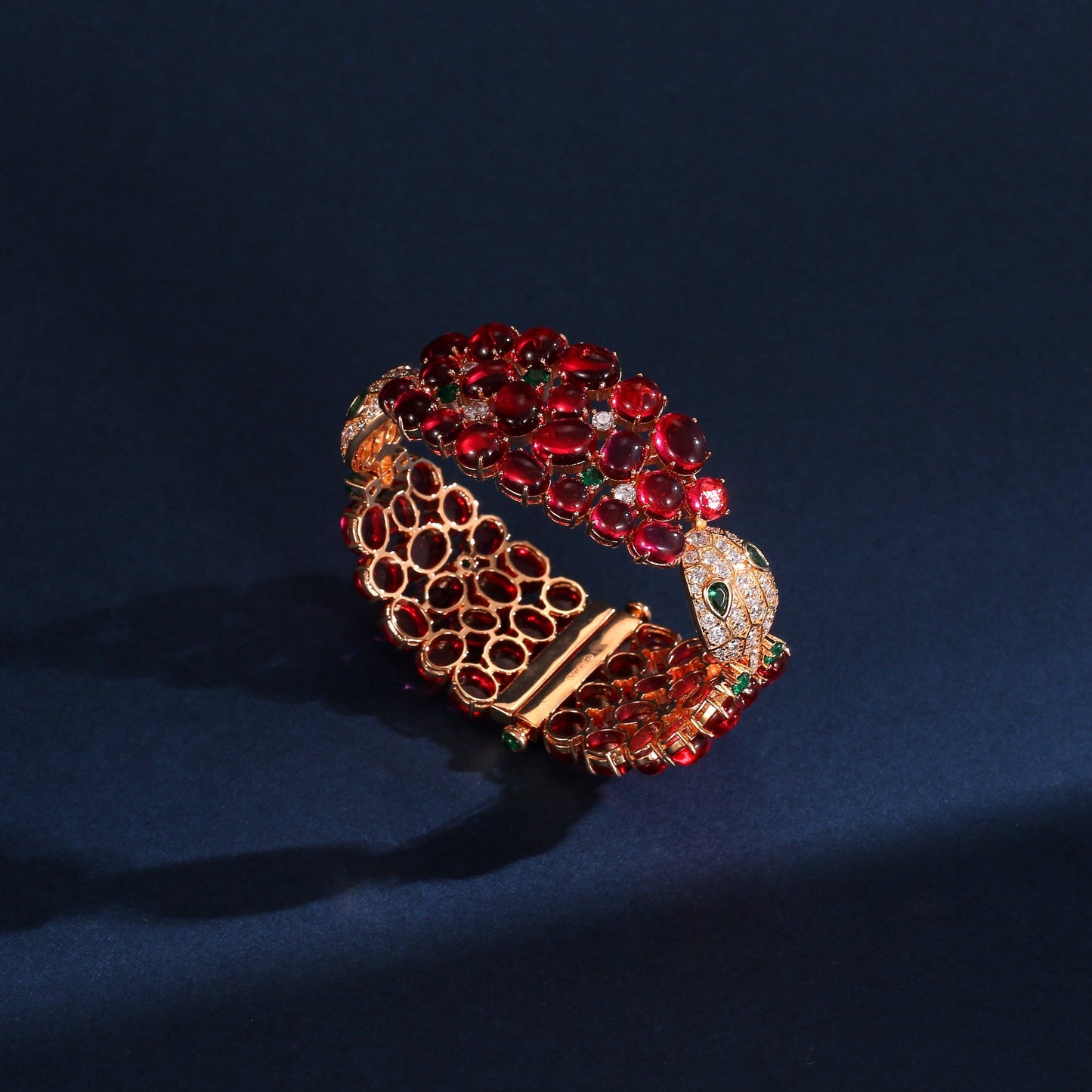 Royal Ruby Serpent Bracelet