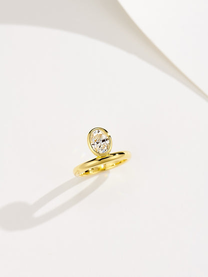 Eternal Shine Vermeil Oval-Cut Eternity Ring