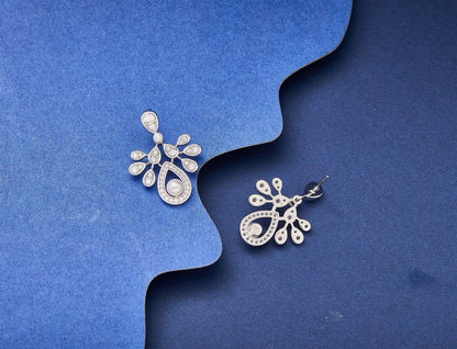 Garden Whisper Pearl Drop Earrings