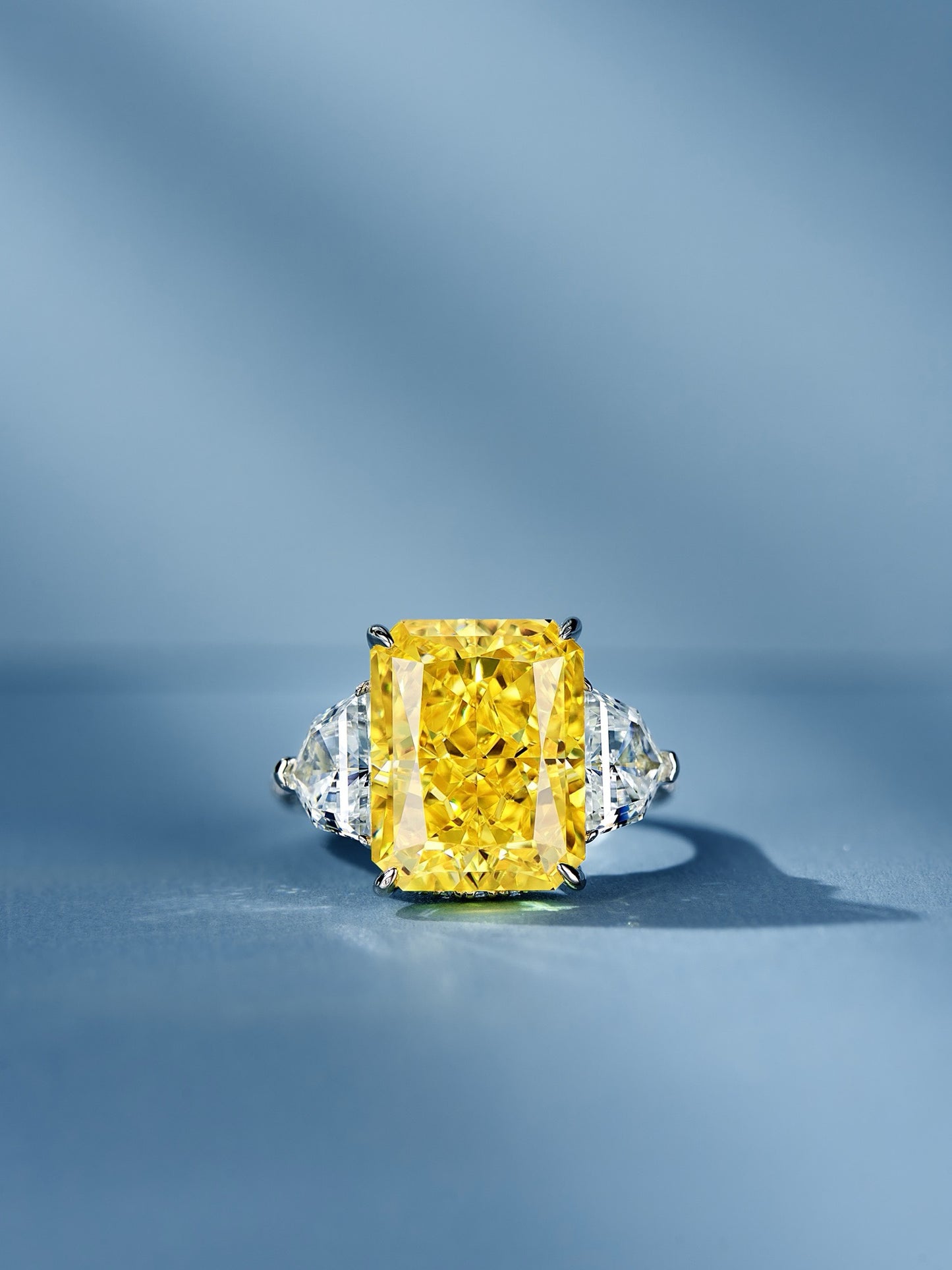 11ct Radiant Yellow Gemstone Ring