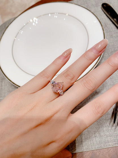 4ct Blush Romance Pink Diamond Ring