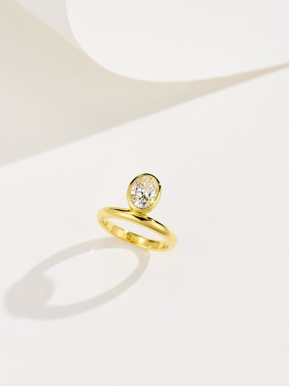Eternal Shine Vermeil Oval-Cut Eternity Ring