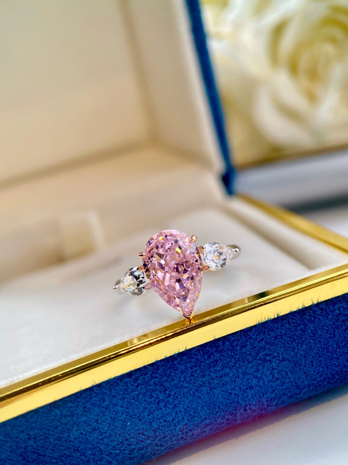 4ct Blush Romance Pink Diamond Ring