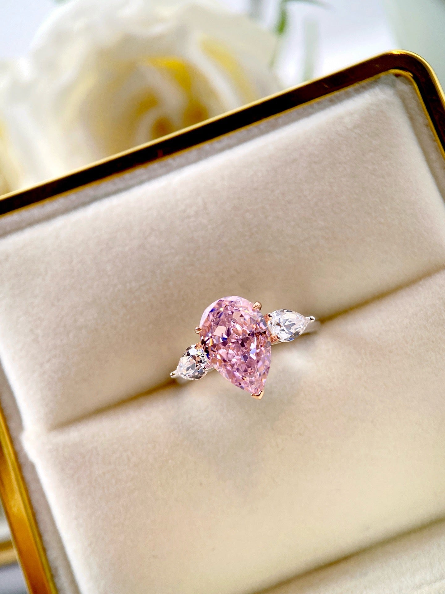 4ct Blush Romance Pink Diamond Ring