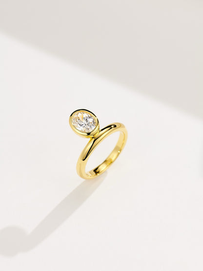 Eternal Shine Vermeil Oval-Cut Eternity Ring