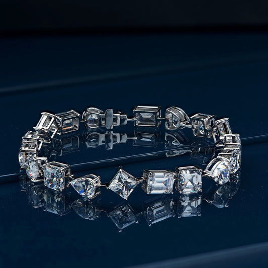 Geometric Brilliance Bracelet