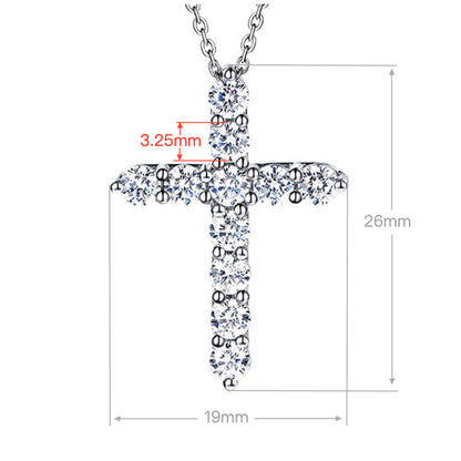 Eternal Light Cross Necklace