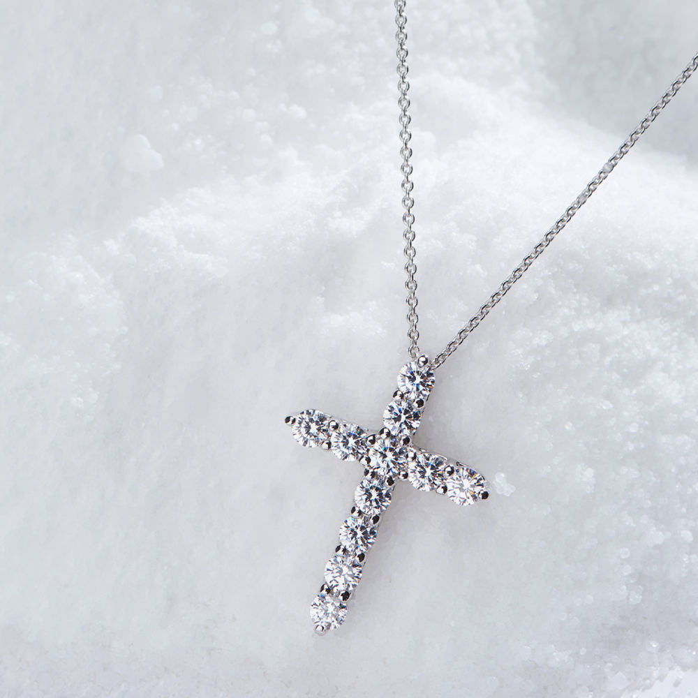 Eternal Light Cross Necklace