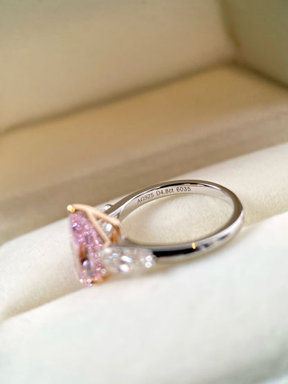 4ct Blush Romance Pink Diamond Ring