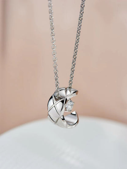 Spiral Embrace Diamond Necklace