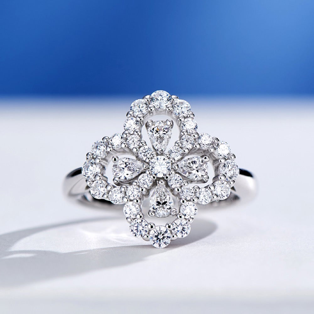 Luminous Blossom Ring