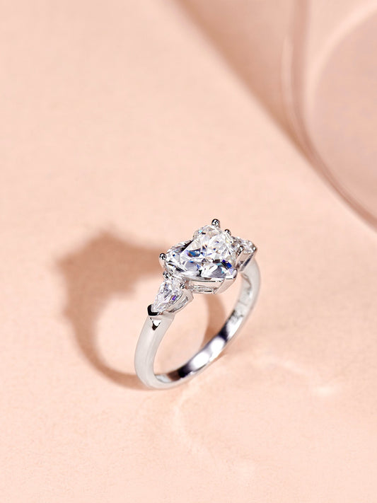 2ct Heart’s Radiance Engagement Ring