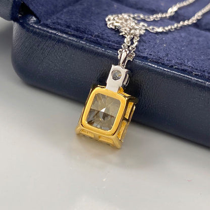 5ct Sunbeam Solitaire Diamond Pendant