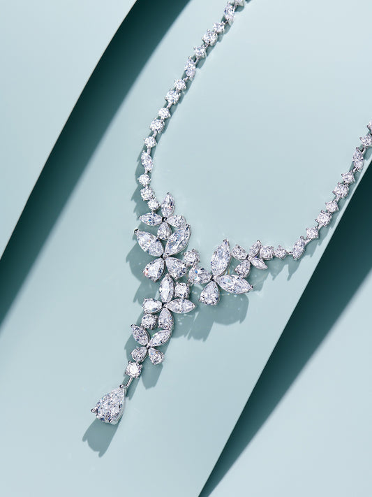 Glamour Cascade Diamond Necklace