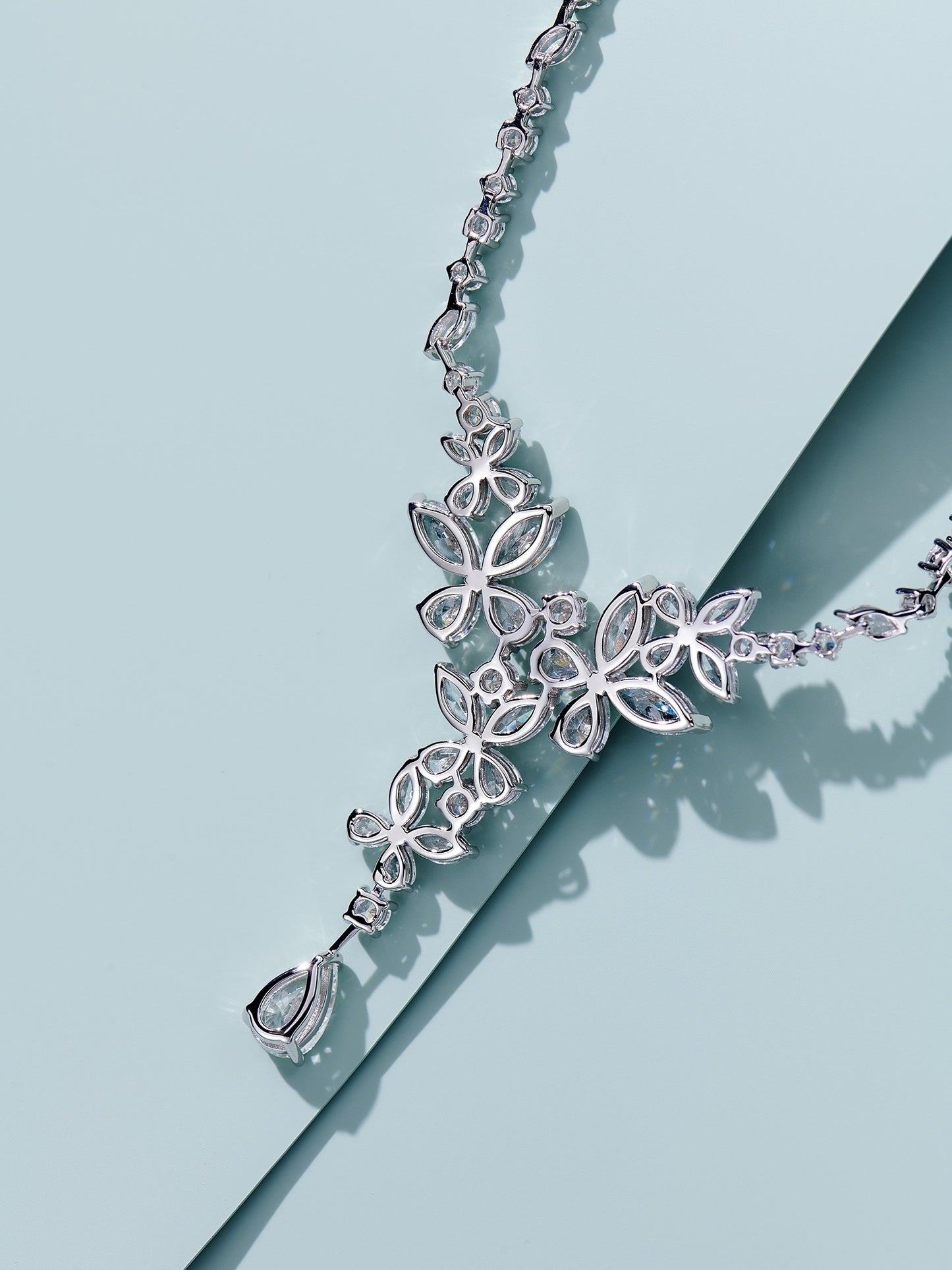 Glamour Cascade Diamond Necklace