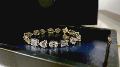 Geometric Brilliance Bracelet